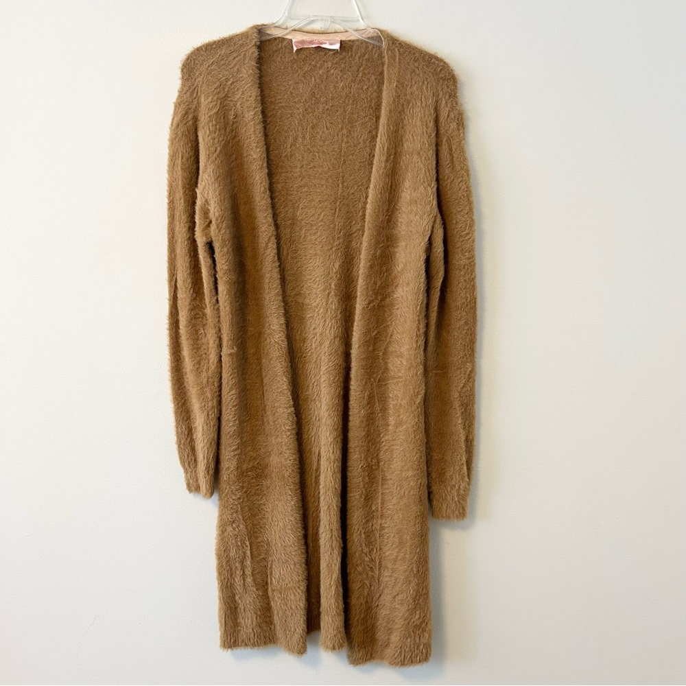 Scandal Italy Fuzzy Ella Cardigan Sweater